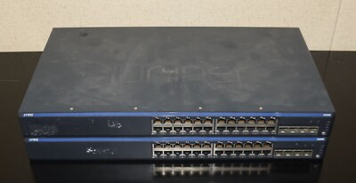 Lot 2 Juniper Networks EX2200-24T-4G 750-026468 24-Port Gigabit Switch 4x SFP