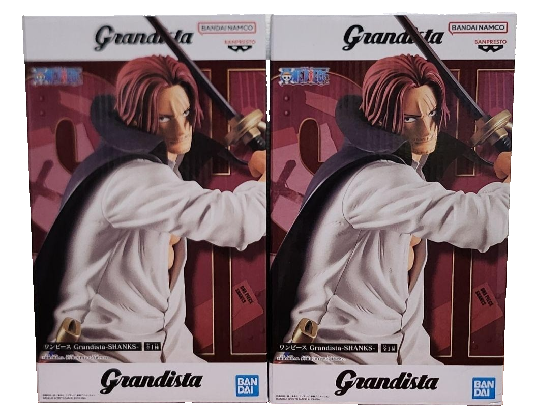 BANPRESTO One Piece Grandista Shanks Action Figure 2-Piece