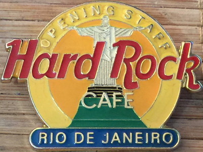 Hard Rock Cafe RIO DE JANEIRO 2000 OPENING STAFF OS PIN