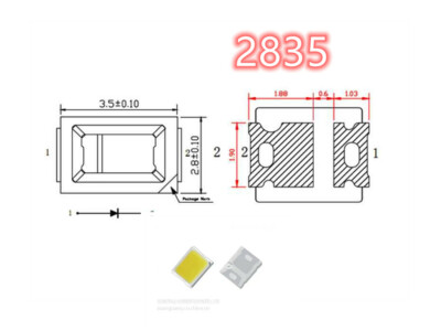 100pcs SMD LED 0402 0603 0805 1206 3528 5730 Diodes Single Chip RGB Light PCB