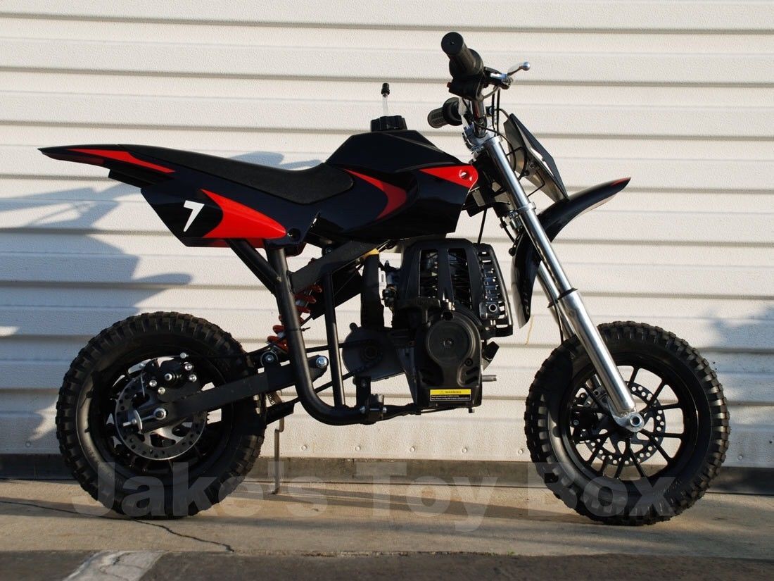 40cc Straight Gas Mini Dirt Bike pit bike for kids - Black & Red - FREE SHIPPING