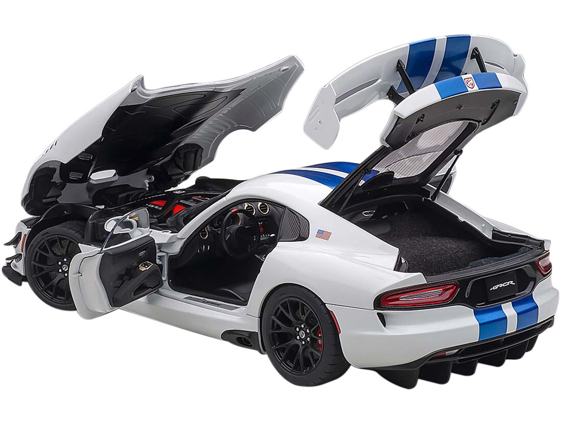 1/18 Dodge Viper GTS-R Commemorative EDT. ACR White Blue