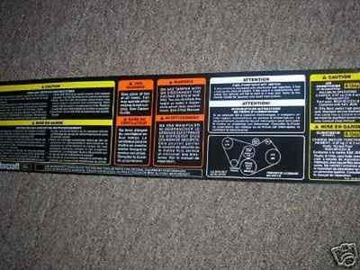 Motors TAHOE YUKON SUBURBAN BELT ROUTING UNDER HOOD DECAL LABEL 2000