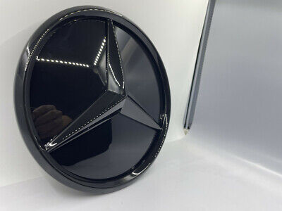 20CM Gloss Black Emblem Front Grille Badge For Mercedes-Benz GLC GLE GLS 2020-up