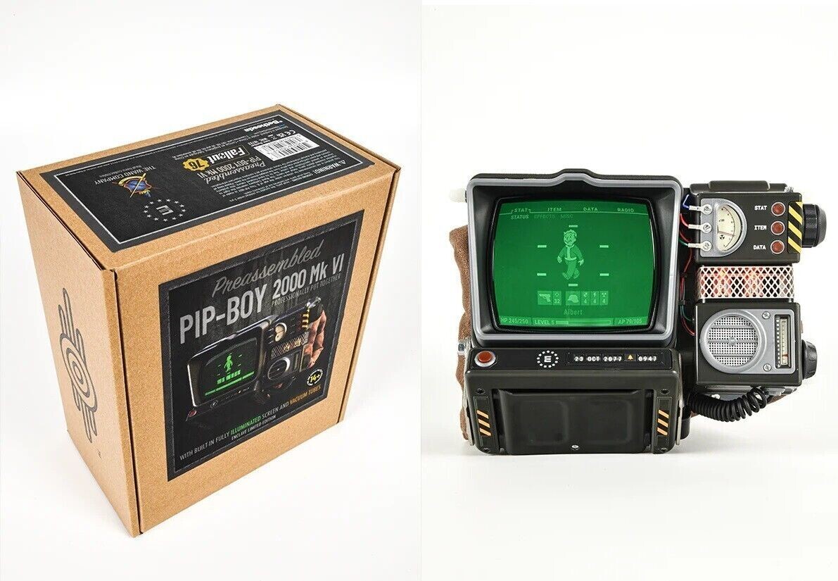 Fallout 76 Pip-Boy 2000 Mk VI Enclave Replica Wand Company Fallout 76 Pip-Boy 2000 Mk VI Enclave Replica Wand Company