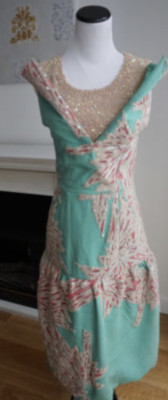 Manish Arora Anthropologie Dress Women's Beaded  Museum Rare $699.00 Small 4-6 