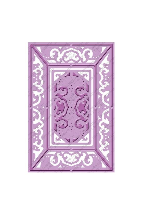 Cuttlebug Stanz- und Embos.schablone plus lace door 10,8X14cm