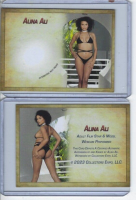 Alina Ali Unsigned Trading Card #2 Model Actress Collectors Expo