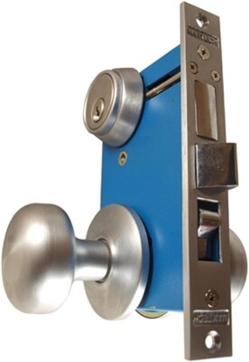 Brand New Marks 22AC/26D-KD-W LHR Ornamental Entry Double Cylinder Lockset