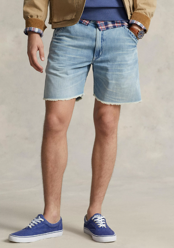 Джинсовые шорты свободного кроя Polo Ralph Lauren 6.5, синие, 36