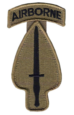 Special Ops Command OCP Patch W/ ABNTab Sewn Together w/ Hook Fastener (each)