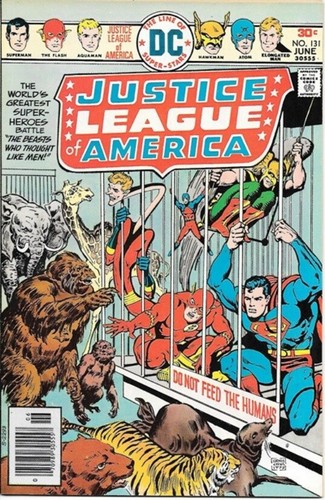 Justice League of America Comic Book #131 DC Comics 1976