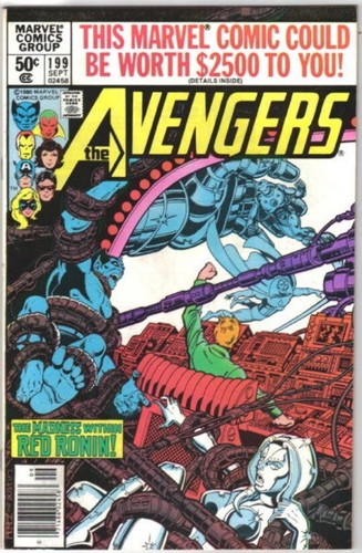 The Avengers Comic Book #199 Marvel Comics 1980 VERY NICE