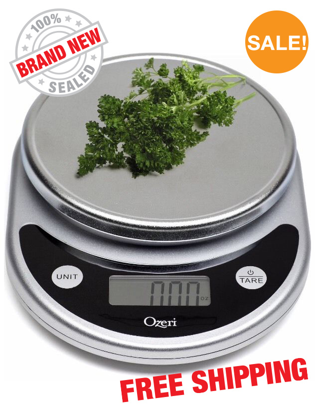 Ozeri Pronto Digital Multifunction Kitchen and Food Scale, Black, Free Shipping