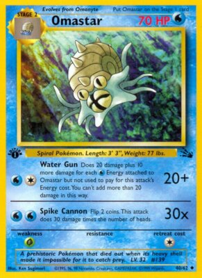      Vintage Pokemon Card Collection - 1999 Fossil Set - WOTC - You Pick