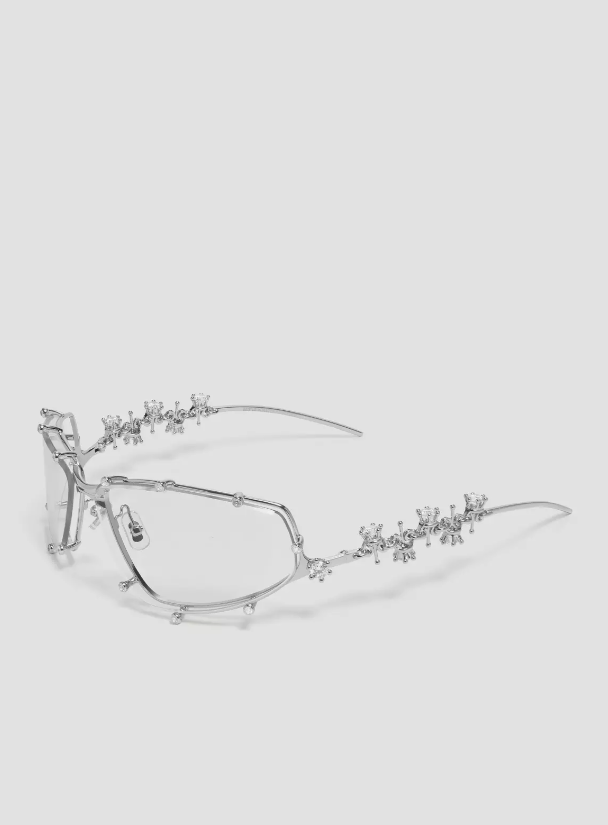 Pre-owned Gentle Monster X D'heygere Tiara 02 Silver / Genuine / Express