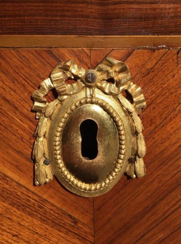 RARE Of The Period Louis XV Kingwood & Ormolu Commode w/ Original Marble Top