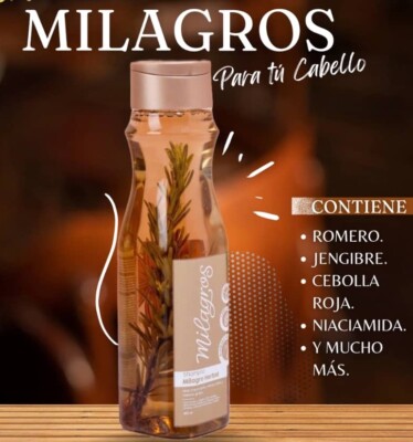 Milagros shampoo Herbal de Romero 450ml