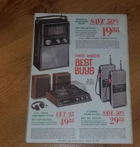 1974 MONTGOMERY WARD CHRISTMAS Catalog WARDS WISHBOOK Barbie MINT