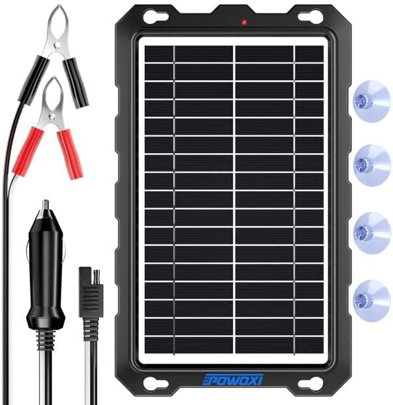 -9W-Solar-Battery-Trickle-Charger-Maintainer -12V Portable Waterproof Solar Pane