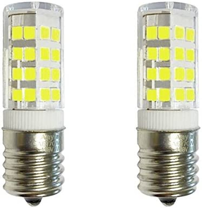 2-Bulbs for GE WB36X10003 40W Microwave Light Bulb, 40T8 E17 Base Appliance Ligh