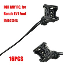 16x Car Fuel Injector Connector Wiring Plugs For Bosch Any RC EV1 Fuel