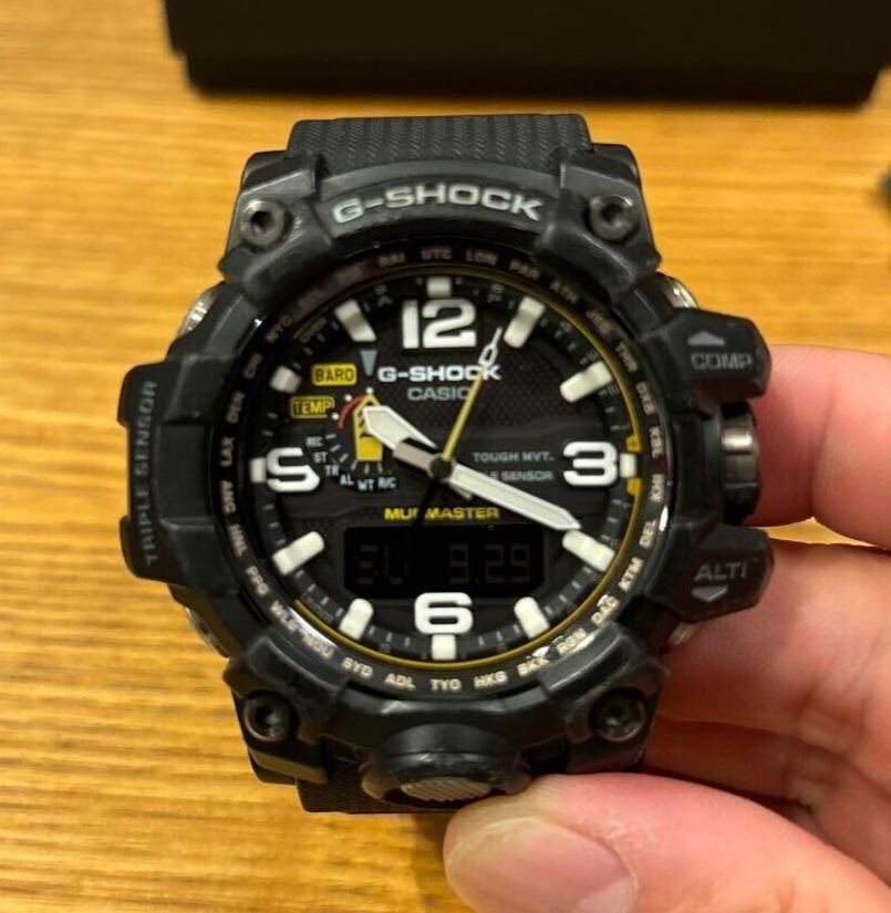 【美品】G-SHOCK Mudmaster (GWG-1000-1A3JF) GWG1000-1A3 | Green Master of G Men's Watch G-SHOCK | CASIO