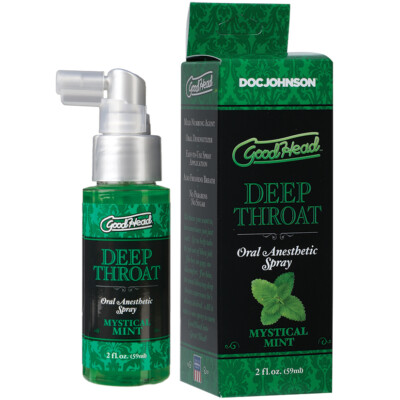 Goodhead Good Head Deep Throat Oral Sex Numbing Spray Mystical Mint 2 oz
