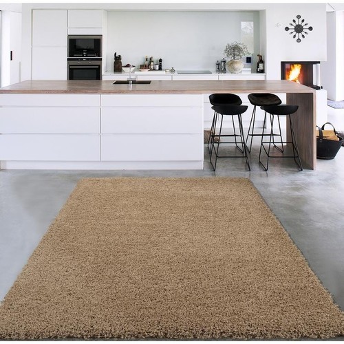UPC 815449020089 product image for Sweet Home Stores Cozy Shag Collection Beige 5 Ft. X 7 Ft. Indoor Area Rug (new) | upcitemdb.com