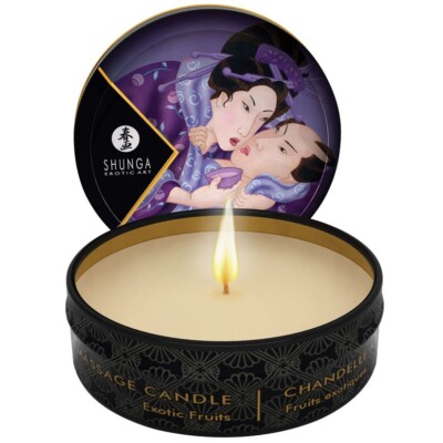 Shunga Mini Massage Candle-Exotic Fruits 1oz ITEM #SH4602