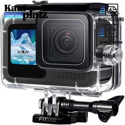Wasserdichtes Gehäuse GoPro Hero13 Hero12 Hero11 Hero10 Hero9 Black