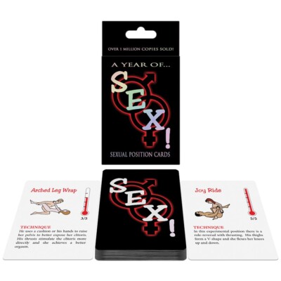 Sex Cards Game Adult Sexual Position Couples Foreplay Fun A Year of Sex!