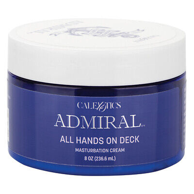 Admiral All Hands On Deck Almond Oil Enriched Masturbation Cream 8 oz