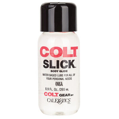 Water Based Colt Slick Personal Lubricant Massage Lube Body Glide 8.9 Oz for Men