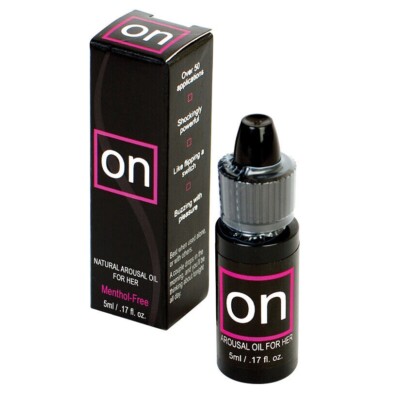 ON LITE natural Arousal Oil For Her Clitoral Orgasm Enhancement From Sensuva 5ml