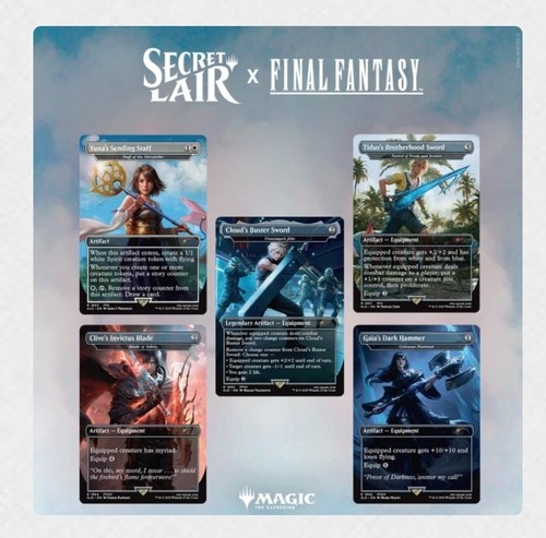 NONFOIL PRESALE! MtG Secret Lair x FINAL FANTASY: Weapons
