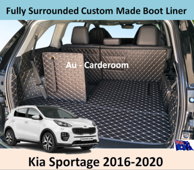 Premium Custom Made Trunk Boot Mats Liner Cargo Cover For Kia