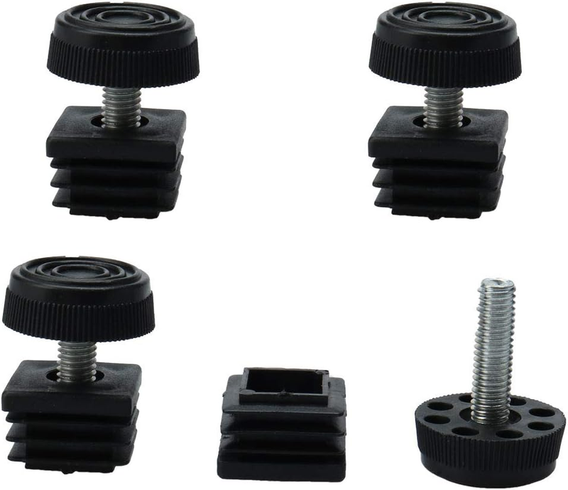 Leveling Feet 25X25Mm for Furniture Adjustable Leveler 4 Sets