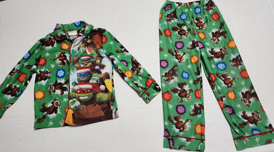 Nickelodeon Boy's Mutant Teenage Ninja Turtle Pajamas - Size 6 - 