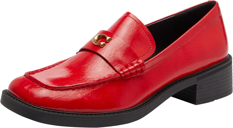 Coach Womens Penny Loafer in Glazed Leather