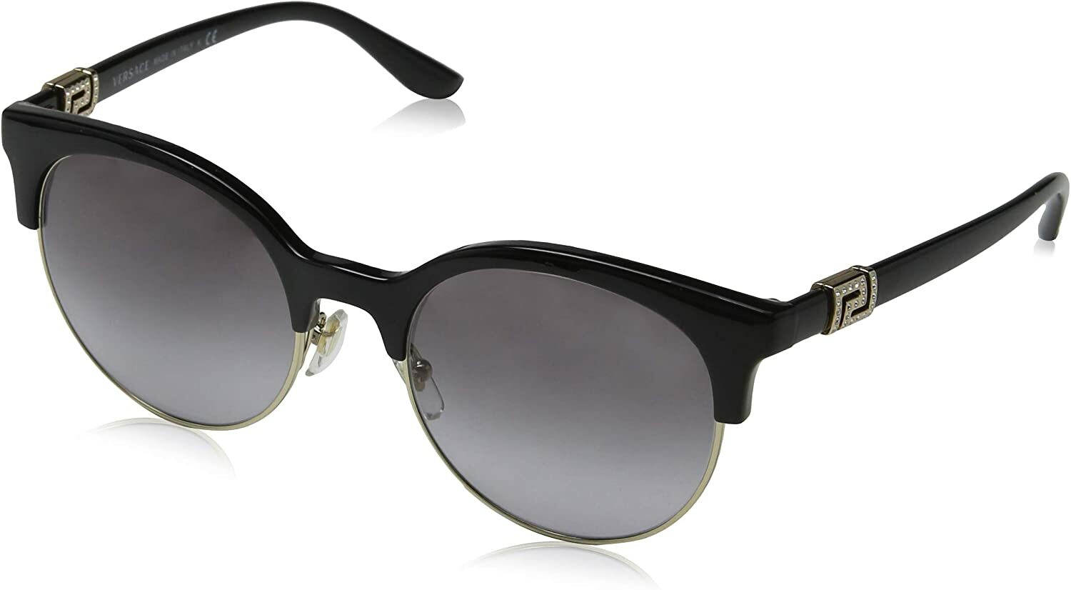 Versace Sunglasses VE4326B GB111 53mm Black-Pale Gold / Grey  display picture 2