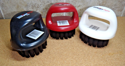 BaByliss PRO Barberology Fade Clean Knuckle Brush Black, Red, White 3 PC. SET