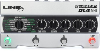 Line 6 DL4 MkII Delay Modeler Pedal - 25th Anniversary, Special-edition Silver