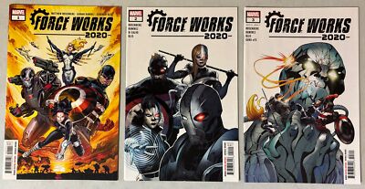 Force Works 2020 1-3 Complete Variant Set Comic Lot Run Set Marvel Collection