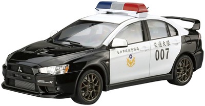 Qingdao Bunka Kyozai 1/24 The Patrol Car Series SP Mitsubishi CZ4A Lancer Evolut