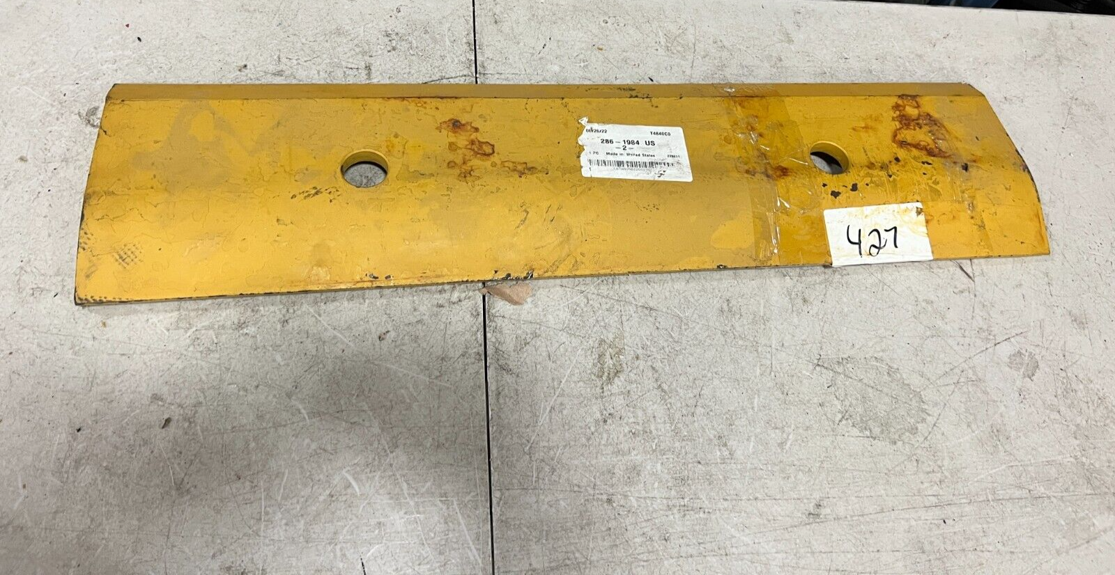 QTY 1) Wear Plate 286-1984, T4840C0 Fits Caterpillar CAT | eBay