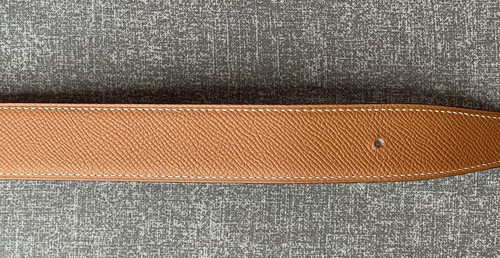 Hermes Reversible Belt Gold/White 32 mm, Sz 115 mm Comes w