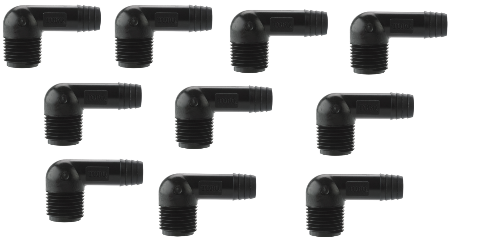(10 Pack) Toro  Funny Pipe 53304, 1/2 inch . L Male Elbow Co