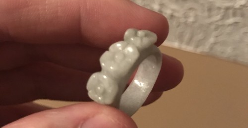 100% Pure Untreated Jadeite - Size 9 Gemstone Ring