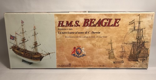C. Mamoli H.M.S. Beagle Wooden Ship Model Kit - Art. MV 20 - 1:64 Scale